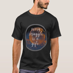 Positiva energimotiverande citat t shirt