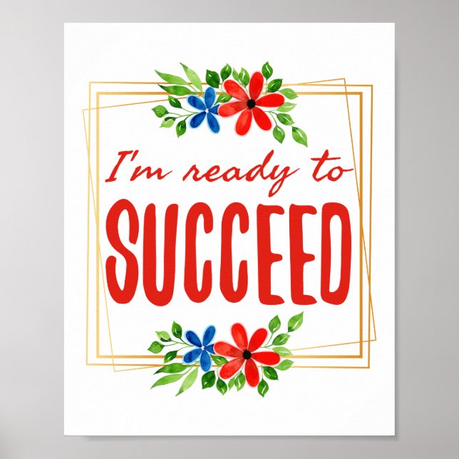 Positiva framtidsvisioner och självklara kärlek poster (Framsidan)