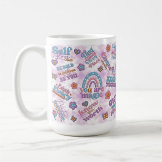 Positiva inspirerande citat Mugg, Retro Kopp