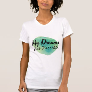 positiva inspirerande visioner för självacceptans t shirt
