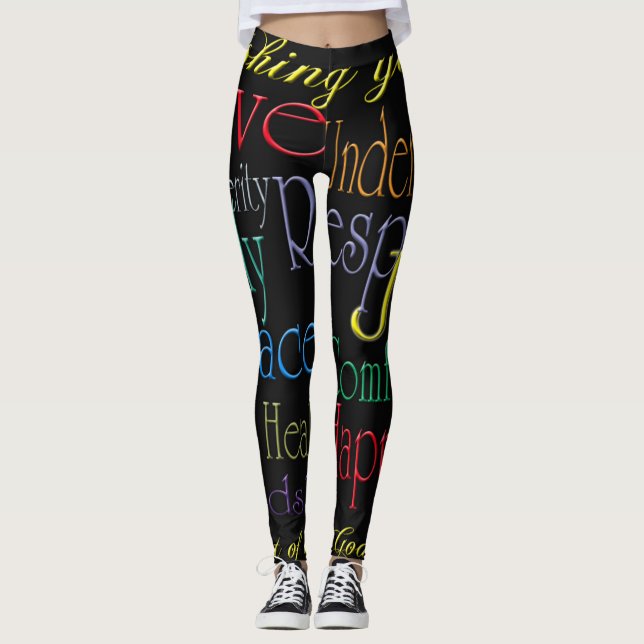 Positiva kvinnlig könsstympning leggings (Framsida)
