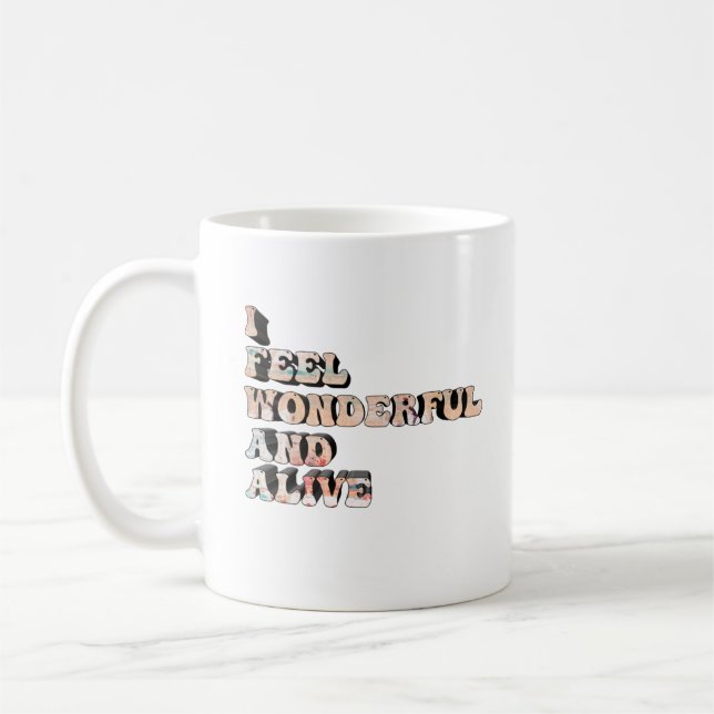 Positiva motiveringar för positiv attityd kaffemugg (Vänster)