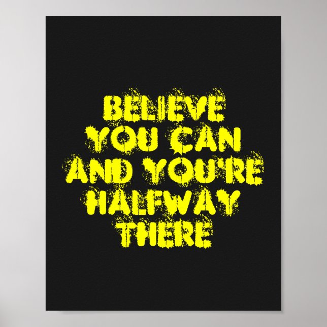 Positiva motiveringsofferter för inspiration poster (Framsidan)