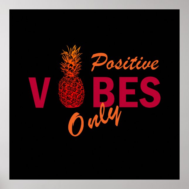 Positiva vibbar sommarlov poster (Framsidan)