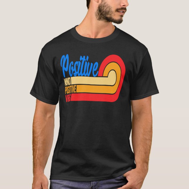 Positiva vibéer i sinnet t shirt (Framsida)