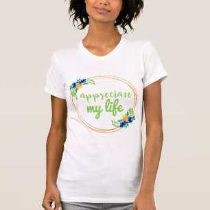 Positiva vibes-citat för liv och arbete t shirt