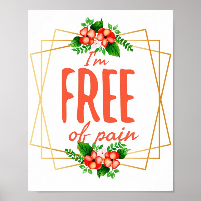 Positiva vibes-offerter för framgång poster (Framsidan)