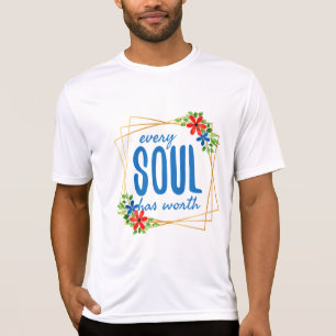 Positiva vibes ord för livet och framgången t shirt