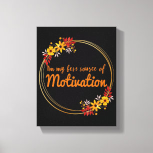 Positiva vibes ord för motivation canvastryck