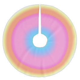 Positiva vibrationer - färgstark radiell övertonin julgransmatta borstad polyester