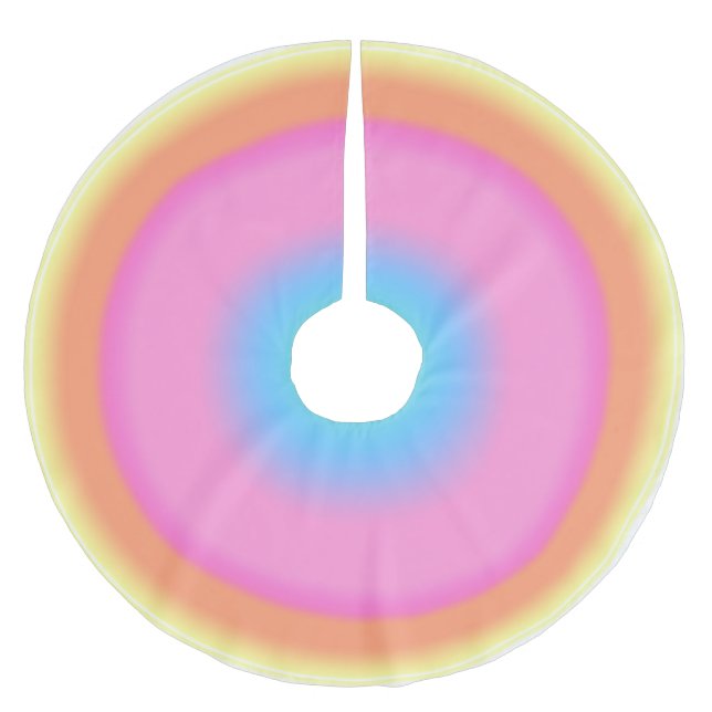 Positiva vibrationer - färgstark radiell övertonin julgransmatta borstad polyester (Framsidan)