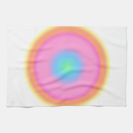 Positiva vibrationer - färgstark radiell övertonin kökshandduk