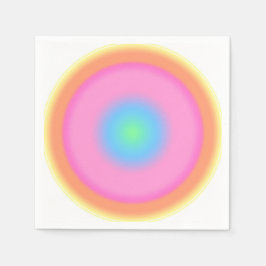 Positiva vibrationer - färgstark radiell övertonin pappersservett