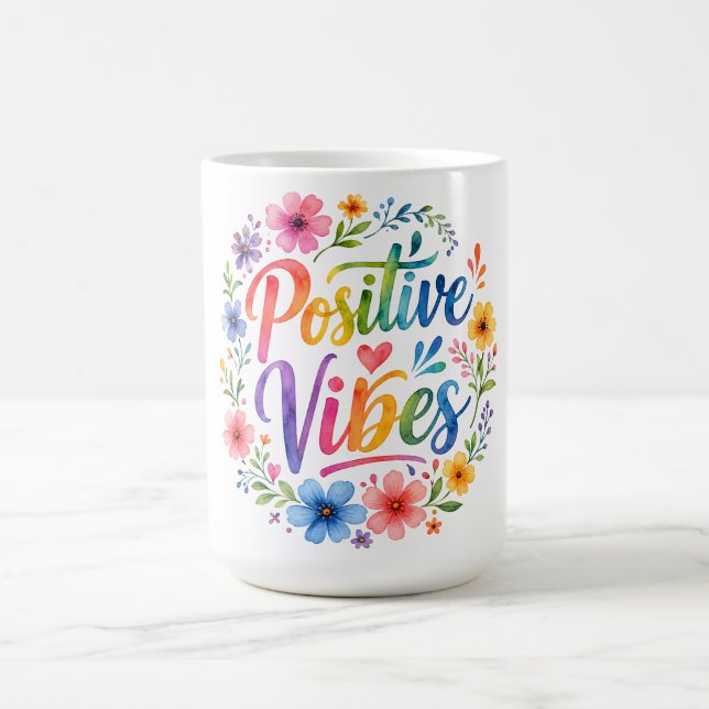 Positiva vibrationer kaffemugg (Center)
