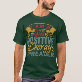 Positiva vibrationer | Motiverande citat T Shirt