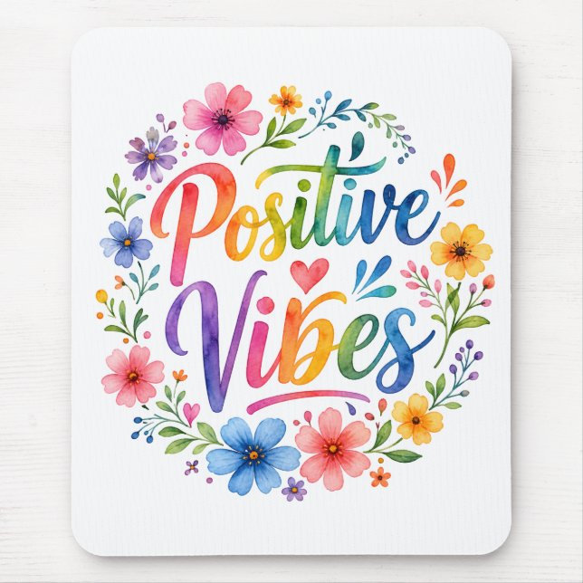 Positiva vibrationer musmatta (Framsidan)