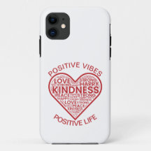Positiva vibrationer Positivt liv iPhone 11-fodral