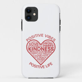 Positiva vibrationer Positivt liv iPhone 11-fodral