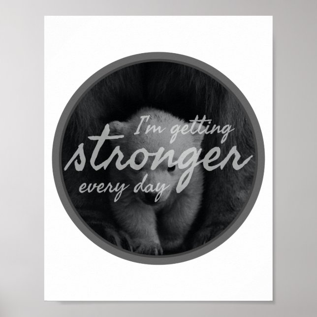 Positiva visioner om liv och självacceptans poster (Framsidan)