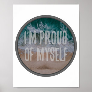 Positiva visioner om självgodhet från kärlek och s poster