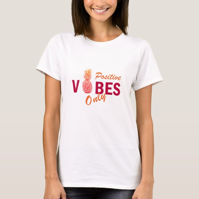 Positiva visioner Sommarens helgdag T Shirt (Framsida)