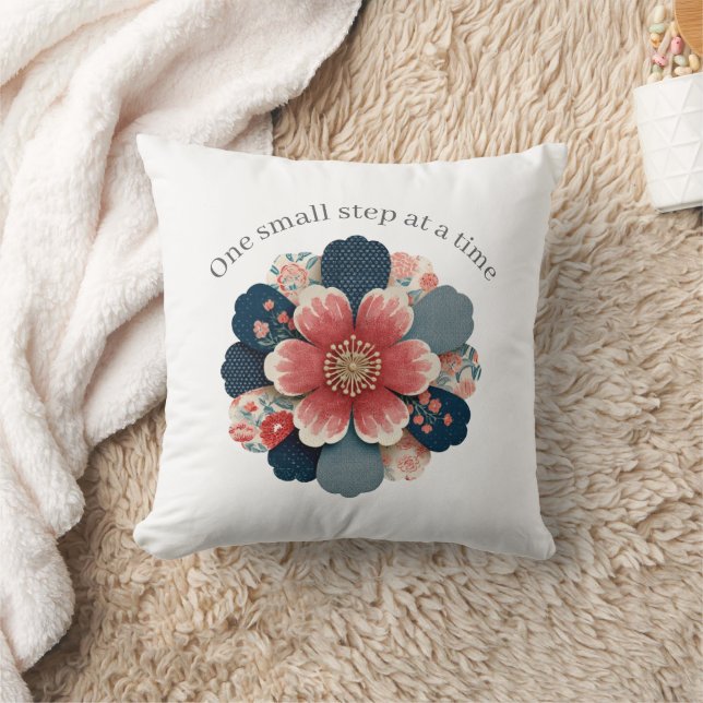 Positive Affirmation Throw Pillow One Step  Kudde (Filt)