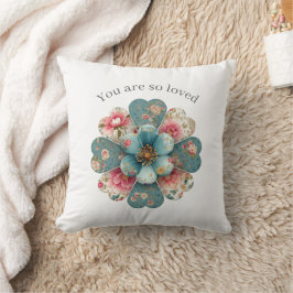 Positive Affirmation Throw Pillow You Are So Loved Kudde