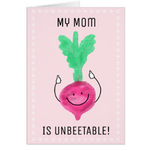 Positive Beet Pun - Obeetable Hälsningskort