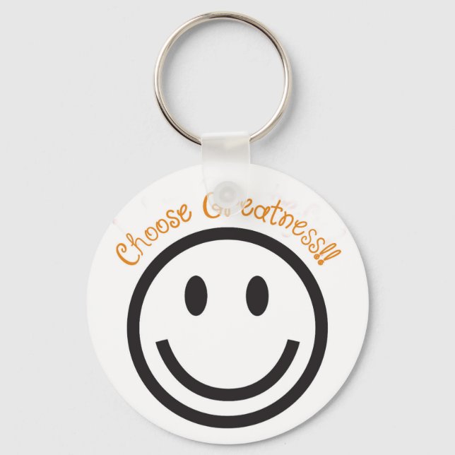 Positive Gift Keychain - Välj storhet Nyckelring (Framsida)