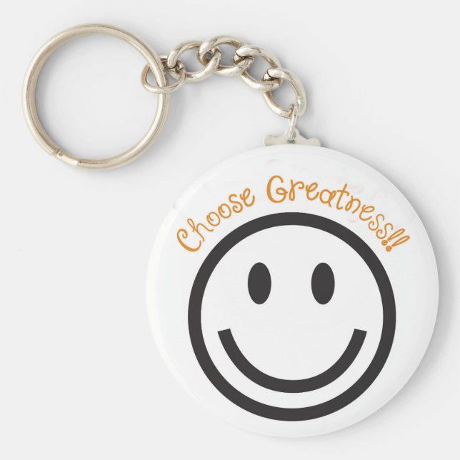 Positive Gift Keychain - Välj storhet Nyckelring (Framsidan)