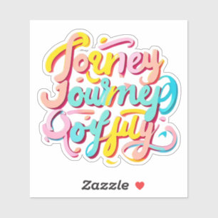 "Positive Journey Print" Klistermärken