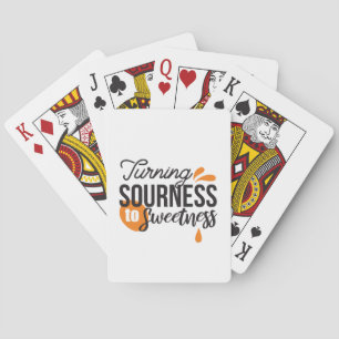 Positive Life Message - Turing Sour to Sweet Casinokort