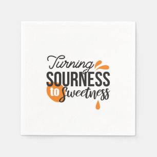 Positive Life Message - Turing Sour to Sweet Pappersservett