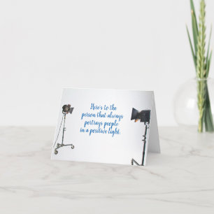 Positive Light Photograf Birthday Card Kort