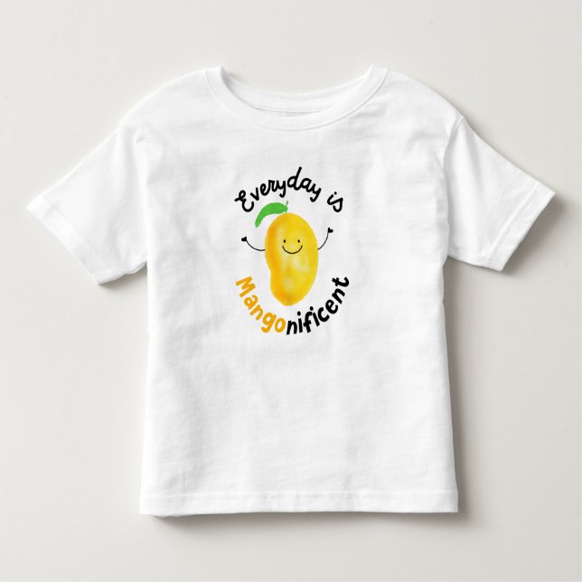 Positive Mango Pun - Varje dag är Mangonificent T-shirt (Framsida)