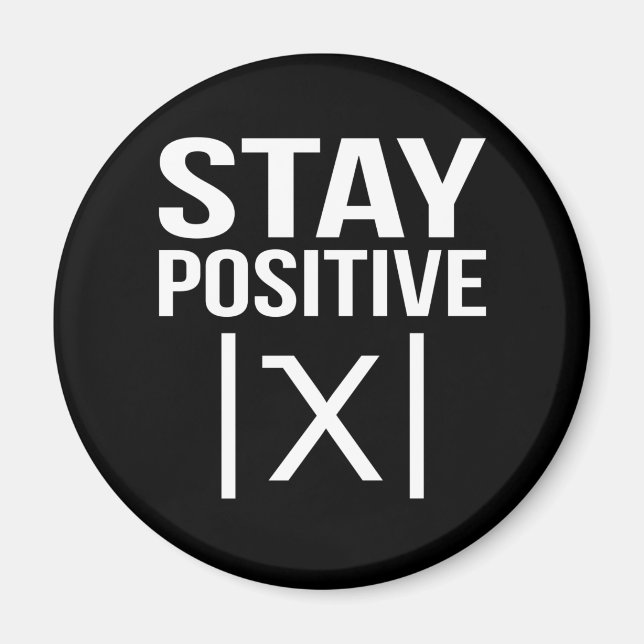 Positive Math Teacher Mathematics Math Student Magnet (Framsidan)