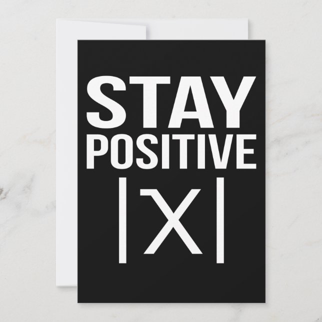 Positive Math Teacher Mathematics Maths Student Tack Kort (Framsida)