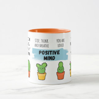 Positive Mind Cute Cactus Plants Ceramic Mugg - 11