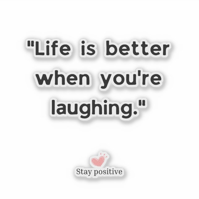 Positive Motivation-offert Klistermärken (Framsida)