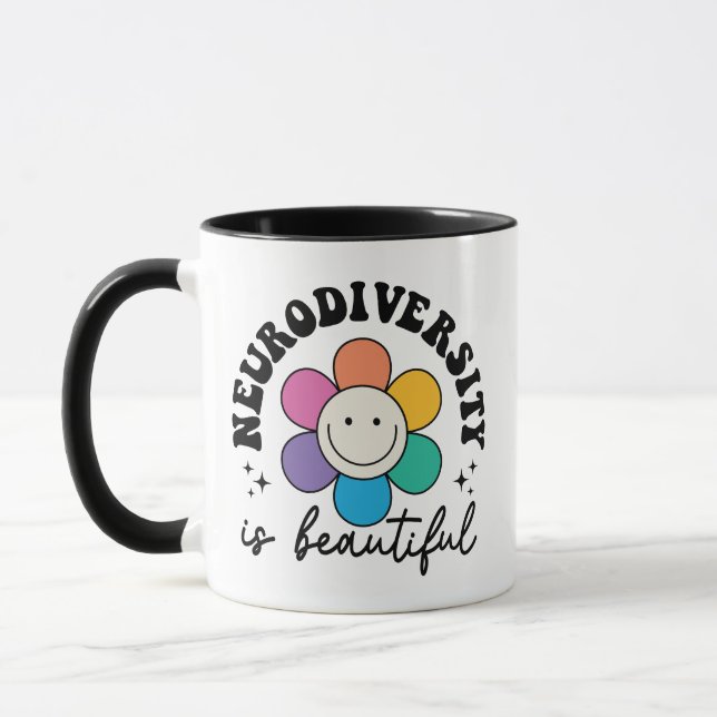 Positive Neurodiversity Acceptance Quote Mugg (Vänster)