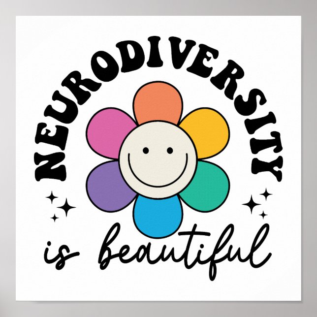 Positive Neurodiversity Acceptance Quote Poster (Framsidan)