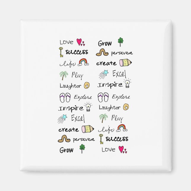 Positive Ord Magnet (Framsidan)