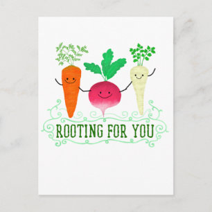 Positive Root Pun - Rottar åt dig Vykort