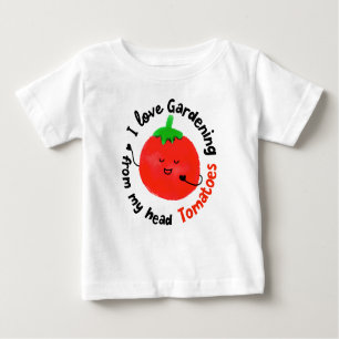 Positive Tomato Pun - Från mitt huvud Tomater T-shirt