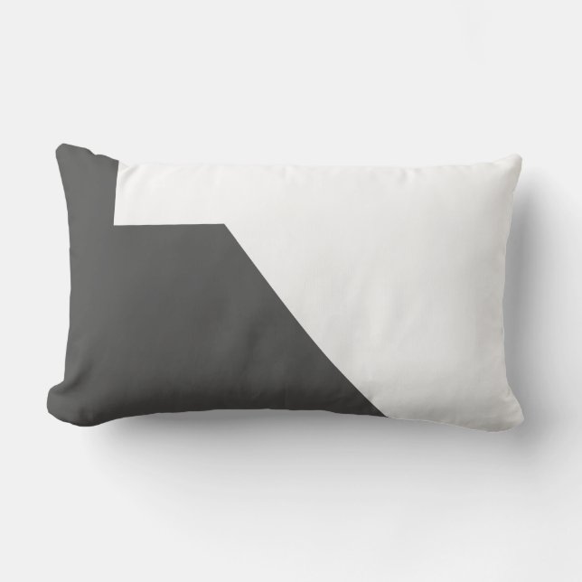 Positive Vibes Abstrakt Art Grått Cushion Pillow Lumbarkudde (Framsida)