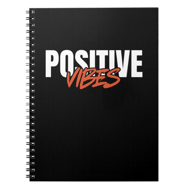 Positive Vibes Anteckningsbok (Framsidan)