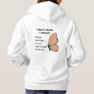 Positive Vibes Butterfly Hoodie T Shirt