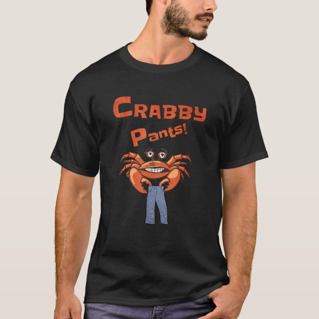 Positive Vibes Gifts and Designs Funny Meme Crabby T Shirt (Framsida)