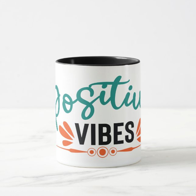 Positive Vibes | Motiveringsoffert Mugg (Center)