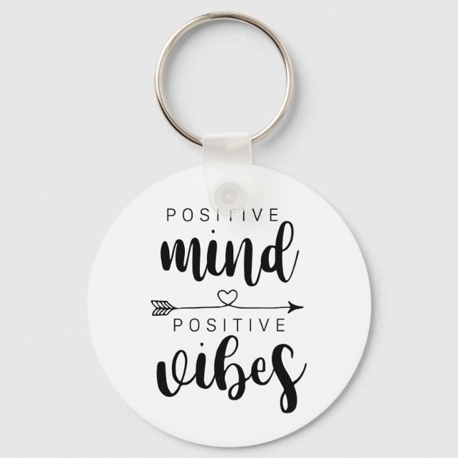 Positive Vibes Nyckelring (Framsida)
